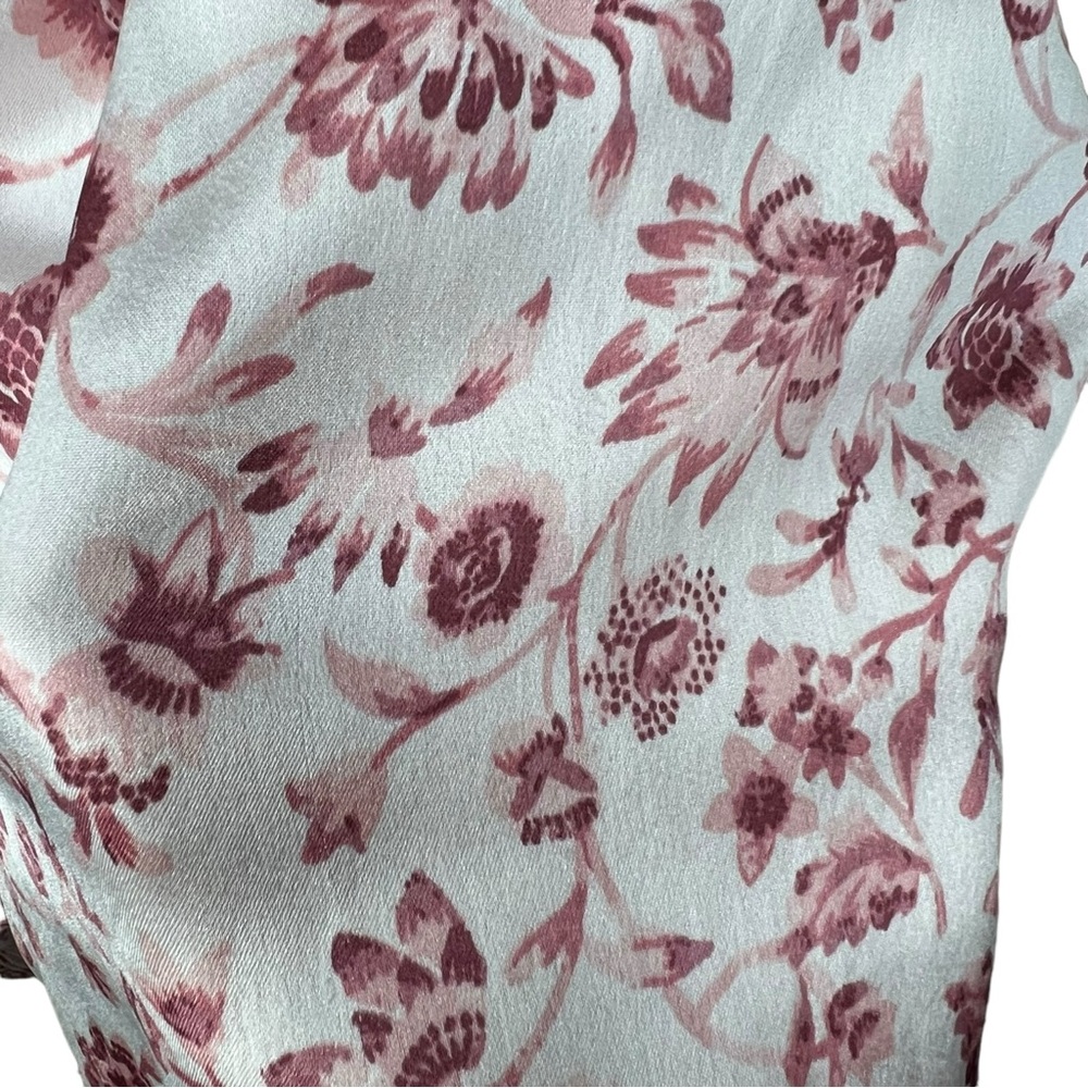 Haute Hippie Pink White Floral Pajama Set M - Picture 9 of 10